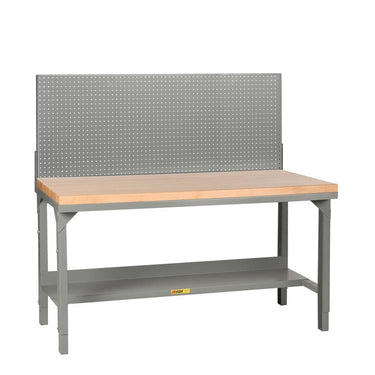 Welded Workbench with Butcher Block Top - Model WSJ23048AHPB